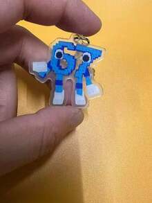 2D Flat Fun "67" Number Keychains, 1 Piece - Stylish "67" Number Keychains That Can Be Hung On Bags And Backpacks - Perfect As A Chic Christmas Gift, 2D Flat - Multicolor - View 6