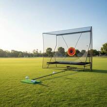 CuisinSmart 10 X 8 Ft Golf Net,Golf Practice Hitting Net With Automatic Ball Return,Portable Golf Net With Carry Bag,Heavy Duty Golf Training Net For Golfers Backyard Driving Chipping Swing - màu đen - Xem 3