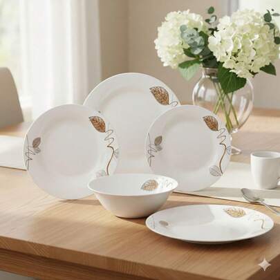 Zestaw serwisowy do ceramiki porcelanowej 24 elementy