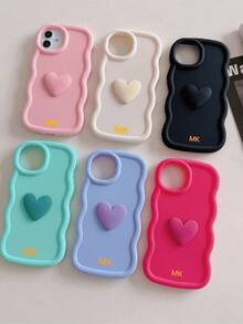 1pc Customized DIY Pattern Photo Phone Case Compatible With Apple 16 15 14 13 12 11 Plus Pro Max Pro, Macaroon Black Shockproof Protective Cover, Suitable As Easter + Eid Al-Fitr Birthday Gift Or Holiday Commemorative Gift For Family/Friends/Girlfriend/Couples - Hot Pink - View 4