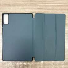 纯色三折平板电脑保护套，硬壳设计，防摔保护，支持智能睡眠/唤醒功能，兼容 iPad Pro 7 11.2 英寸（2024 款）、iPad Pro 6、iPad Pro 7、iPad Pro 7、Redmi Pad SE 11 英寸和 Redmi Pad Pro 12.1 英寸。 - 軍綠色 - 查看 17