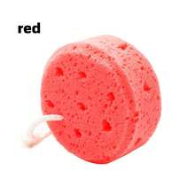 1pc Bathroom Round Hanging Mesh Bath Sponge, Kids Bath Sponge, Loofah Shower Scrubber - Multicolor - View 9