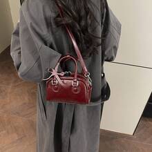 Cross-Border Chic And Simple Women's Bags From The 2026 Spring Collection - Vintage And Elegant Bags - Burgundy - View 6