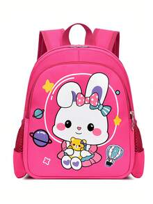 大容量学生背包，时尚可爱ins风背包，多功能大童书包 - 彩色 - 查看 9