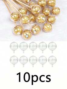 5个~50个糖果巧克力花架透明球，DIY透明巧克力盒支架，松露巧克力包装球盒，新年、情人节、婚礼、毕业典礼、母亲节、周年纪念日、派对、生日花束包装材料的理想之选，送给家人和朋友的完美礼物 - 彩色 - 查看 13