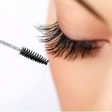100/500pcs Disposable Black Eyelash Mascara Brush, Eyebrow Brush, Mini Makeup Brushes