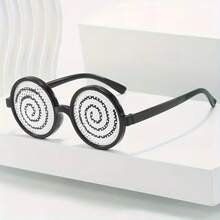 1pc Funny Rotating Eyeball/Dizzy Glasses, Costume Accessory & Photo Prop - Multicolor - View 12