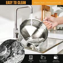 Aufranc Stainless Steel Pots And Pans Set, 6 Piece Nonstick Kitchen Induction Cookware Set, Works With Induction/And Gas Cooktops, Nonstick, Dishwasher - 6-pCS - View 8