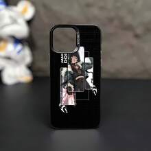 Estuche para teléfono con diseño de personaje de Jane Doe Compatible con estuches para teléfonos   17  17 Pro  16 Pro Max  15 Pro Max  14 y  13 Hecho de material de TPU duradero, resistente a caídas y elegante Un regalo perfecto para familiares, amigos y seres queridos y un excelente regalo para cumpleaños, San Valentín y Año Nuevo. - Negro - Ver 6