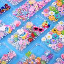 3980 Pcs Junk Case Charms Kit For Phone CaseSlime Craft Cute Nail Art Charms - C1#樣式 3 - 查看 9