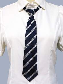 1pc Women's Slouchy Tie, Suitable For Casual, Street, School Style, Daily Wear - Multicolor - View 3