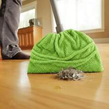 Magic Microfiber Broom Cloth For Dust-Free Floor Cleaning, Ideal For Porcelain And Wood, For Dry And Wet Use, Washable - Rỉ Nâu - Xem 7