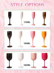 1pc Personalized Shatterproof Wedding Champagne Glass, 6oz/180ml, Customizable Name & Bow Design, Reusable, Suitable For Wedding Party Cups, Also For Whiskey, Wine, Cocktail, Beer, Champagne, Water, Oatmeal, Tea, Juice, Breakfast, Coffee And Other Beverages - 180 Ml - View 8