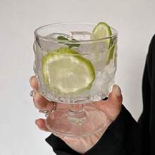 Elegant Stemware, Variety Of Patterned Stemmed Glasses, Cocktail Glasses, Champagne Flutes, Whiskey Glasses, Suitable For Parties, Gatherings, Glass Containers - Transparent - View 6