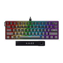 Teclado mecánico con cable AJAZZ NK61 RGB, teclado con retroiluminación personalizable, teclado compacto y portátil, teclado de oficina, teclado para juegos, teclado mecánico, teclado para juegos de computadora, cable USB-C desmontable, incluye extractor de teclas - Producto auténtico oficial - Ver 12