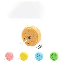 1pc Bathroom Round Hanging Mesh Bath Sponge, Kids Bath Sponge, Loofah Shower Scrubber - Multicolor - View 13