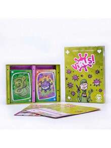 Virus Card Game - Exciting Family Card Game, 2-6 People Fast Fun Party Night! Strategic Family And Adult Party Games, Fun And Fiercely Competitive, Paper Materials, Board Game Style Cards, Joyful Family Friend Couple Gathering Night Card Games, Party Games, Fun Family Board Game Cards, Fascinating And Entertaining Card Games - Multicolor - View 5