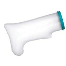 Protector De Yeso O Ferulas Adulto Ducha Para Pierna Larga - Celeste - Ver 2