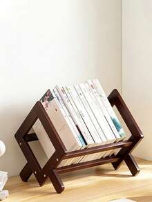1pc Creative Mini Bookshelf, Desktop Book Rack, Simple Book Stand, Book Storage & Organization Shelf - Multicolor - View 6