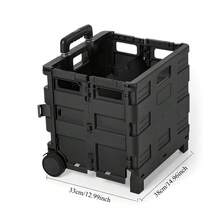 Collapsible Trolley Box - Black - màu đen - Xem 5