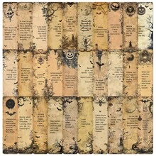 30pcs Vintage Dark Inspirational Copy Bookmarks Elegant Book Decoration Suitable For Decorating Books Picture Books Notebooks And Other Paper Bookmarks