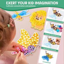 Children's Daily DIY Forest Animal Theme Poke Art Crafts - Multicolor - View 6