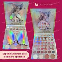 46-Color Complete Makeup Palette With Mirror, Professional Matte And Shimmer Eyeshadows, Labranche - Nhiều màu - Xem 3