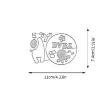 Creative Giraffe Cutting Dies, DIY Scrapbooking Album And Embossing Stencil, Greeting Card Making Tool, Card Paper Cutting Crafts ,Gift Card Making Template Die Cuts. - Silver - View 7