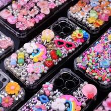 3980 Pcs Junk Case Charms Kit For Phone CaseSlime Craft Cute Nail Art Charms - C1#樣式 3 - 查看 4