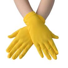 1 Pair 22cm Milk Silk Elastic Short Cycling Gloves, Suitable For Costume Play, Performance And Fashion Decoration Holiday Gloves - One Size - View 9