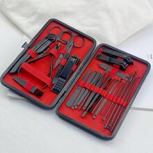 1 Set de Kit de Cuidado Profesional de Manicura y Pedicura, que incluye Herramientas de Cuidado Facial, de Uñas, de Pies y de Cuidado Facial - Multicolor - Ver 18