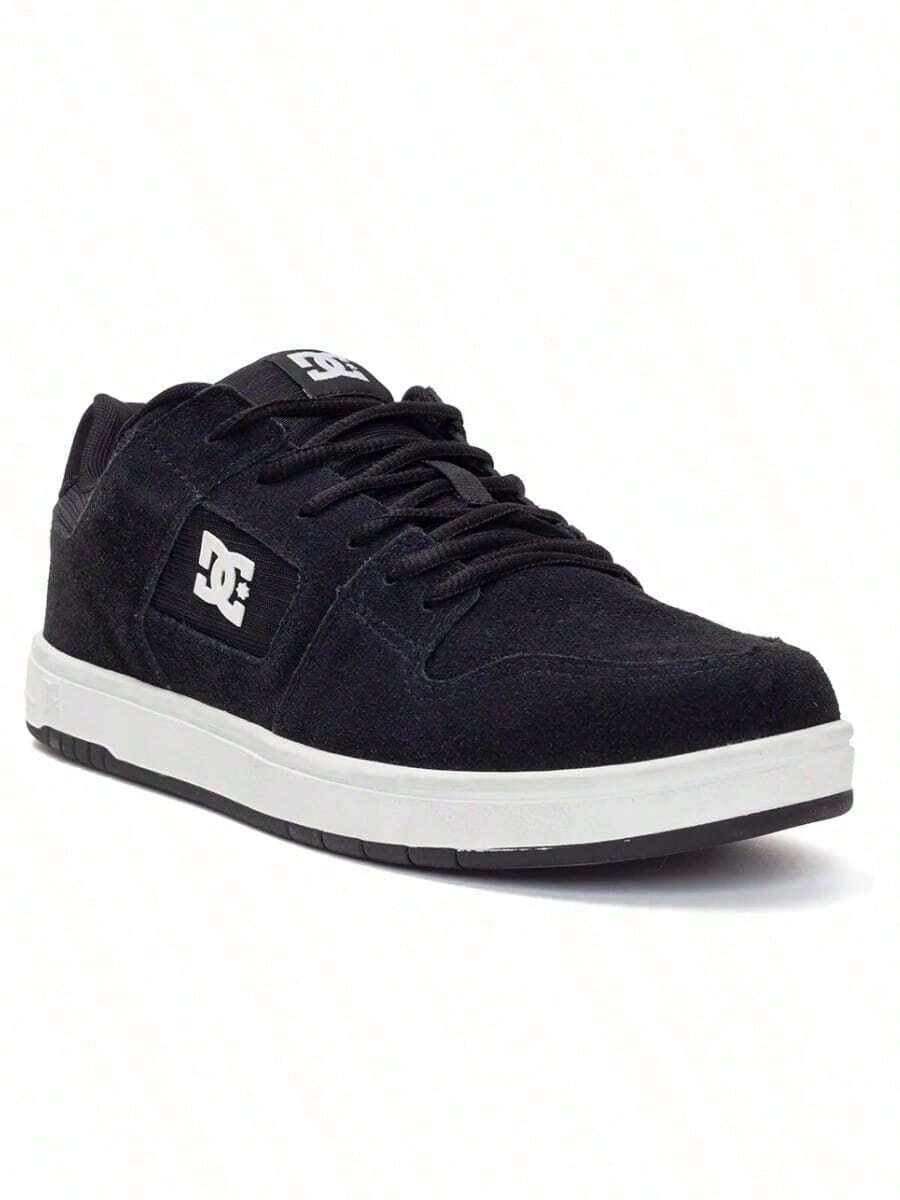 Manteca Classic Skater Sneakers For Men And Women, Flat Sole, Casual, Back To School - Đen và trắng - Xem 1