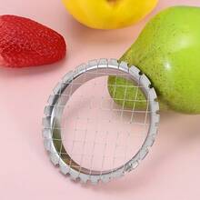 2pcs-Stainless Steel Egg Slicer, Boiled Egg Slicer, Tomato Slicer, Mashed Potato Cutter, French Fry Cutter, Salad And Fruit Slicer