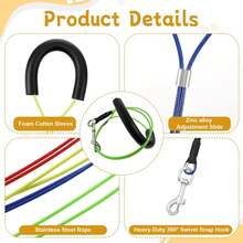 长款宠物美容约束带，适用于宠物美容台、浴缸、中小型犬洗澡站 - 彩色 - 查看 8