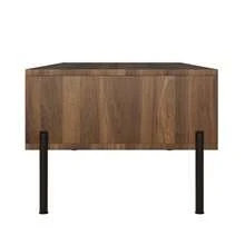 Modern Retro-Style Coffee Table, Living Room Furniture. Dimensions: 105 Cm (Length) X 55 Cm (Width) X 41 Cm (Height). - Natural Color - View 9