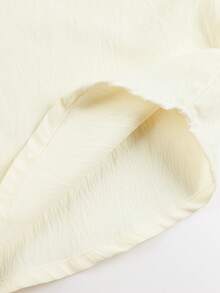 1pc Men's Outdoor Shirt, Sporty & Breathable, Soft Fabric, Single-Breasted Closure, Stand Collar, Chest Pocket, Solid Color, Regular Sleeve, Suitable For Outdoor Activities, Camping, Vacation And Casual Wear - Beige - View 6