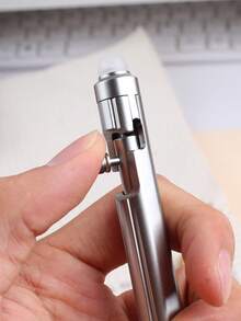 4pcs Creative Erasable Pen With Gun Trigger Design, Mechanical Pencil For Students, Bullet Sniper Ballpoint Pen With Blue Refill, School & Office Supplies, Back To School Essential - Multicolor - View 3