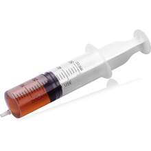Blood Bags For Drinks, 10 IV Bags For Halloween Party Decoration, Reusable Drink Pouch For Live Blood Of Theme Parties, Masquerade,Vampire,Zombie,Nurse Graduation Party Props - 25 個袋子/標籤/夾子 + 1 個幫浦 + 1 個注射器 - 查看 10