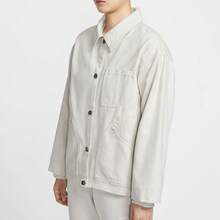 Nike 女士 AS W NSW BARN JKT 无帽梭织夹克 IQ0087-072 - 白色 - 查看 4