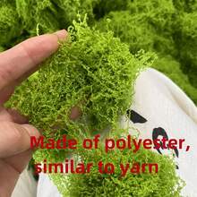 1pc Artificial Moss DIY Indoor/Outdoor Decor Simulated Moss Lawn Faux Moss Micro Landscape Layout Natural Green Moss With Realistic Texture Suitable For Glass Containers, Pots Green Moss Crafts Perfect For Garden, Balcony, Lawn Home Decor - Multicolor - View 7