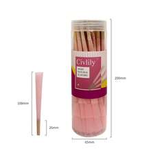 手工卷烟纸，彩色纸。白色、蓝色、棕色、粉色、紫色、绿色纸。混合色纸。（长10.8厘米 * 宽1厘米 * 高2.6厘米，50张）。派对和节日礼物。成人适用。慢燃型，吸烟辅助工具。特大号 - 混色 - 查看 9