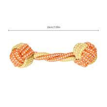 7pcs Rope Dog Chew Toys - Durable, Teething, Compact Design, Sturdy Structure, Ideal For Small & Medium Dogs, Perfect Dog Gift, Warm Companion - Orange - View 8