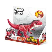 ZURU - Robo Alive-Dino ACTIONREX Dinosaurio y criatura prehistórica para niños - Rojo - Ver 3