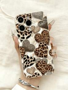 Heart Printed Soft Silicone Shockproof Phone Case, Compatible With IPhone 17/17 Pro Max/17 Pro/16/16 Pro Max, 15/15 Pro Max/12 Pro Max/13 Pro Max/14 Pro Max, 13/14/11/12/12P/14P, Galaxy A13, A14, A22, A21S, A51 4G, A52, S22 Ultra, A33 5G - Multicolor - View 1