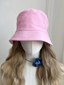 26-Inch Long Curly Synthetic Wig With Integrated Bucket Hat, Suitable For Women's Daily Wear. - Multicolor - View 8