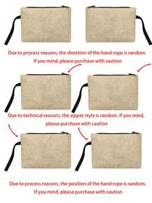 A-Z字母印花亚麻手提袋套装，个性化礼品，附赠小收纳袋，花卉图案，母亲节礼物，黄色亚麻手提袋配黑色肩带，大小号手提袋组合，送给女性、母亲、老师、朋友、伴娘的完美礼物，适合海滩、旅行等场合。 - 彩色 - 查看 11