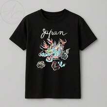 Camiseta Fofo Delicado Japan Tokyo Paisagem Gueixa Minimalista Simples Cute Unissex Masculino Feminino 100% Algodão Top Premium Streetwear Lançamento Envio Imediato Varias Cores!! - 72809-Japão Tóquio - Visão 2