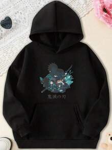 Men Outdoor Hoodies & Sweatshirts - Black - View 7