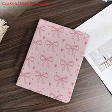 1 件装蝴蝶爱心图案平板电脑保护套 - 适合喜欢甜美风格和优雅设计的用户，翻盖式平板电脑保护套 - 多角度支架保护套，带笔槽，适用于 iPad Pro (M5)/iPad Air (M3)/iPad 11 英寸 (A16)/iPad 10.9/10.2/Air 第五代/Pro 11/10/9.7/Air 2/iPad (第七代) - 彩色 - 查看 5