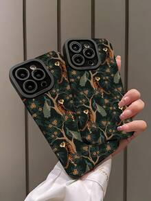 1 chiếc ốp lưng điện thoại bằng da mềm chống rơi, họa tiết da báo hồng cổ điển, thích hợp sử dụng hàng ngày/lễ hội/mùa xuân/hè/thu/đông, thời trang cho giới trẻ/phụ nữ/nhân viên văn phòng/thanh thiếu niên, tương thích với iPhone 11/12/13/14/15/16/16 Plus/16 Pro/16 Pro Max/17/17 Air/17 Pro/17 Pro Max - Nhiều màu - Xem 4